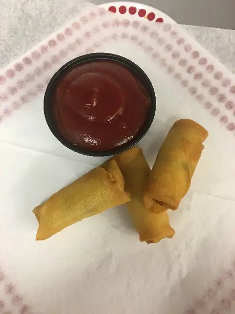 Vegetable spring roll from Wings Go & Hibachi, an American and Asian restaurant in Newport News
